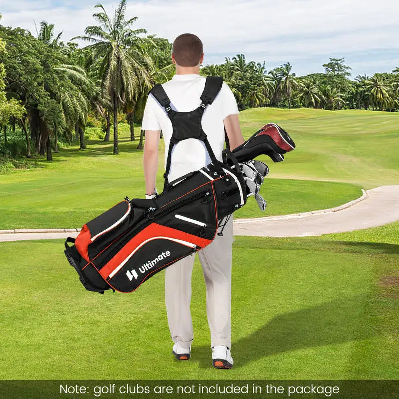 Lightweight Golf Stand Bag With 14 Way Top Dividers And 6 Pockets