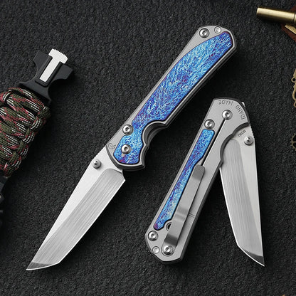 Alvely M390 Steel Folding Pocket Knife For EDC And Camping