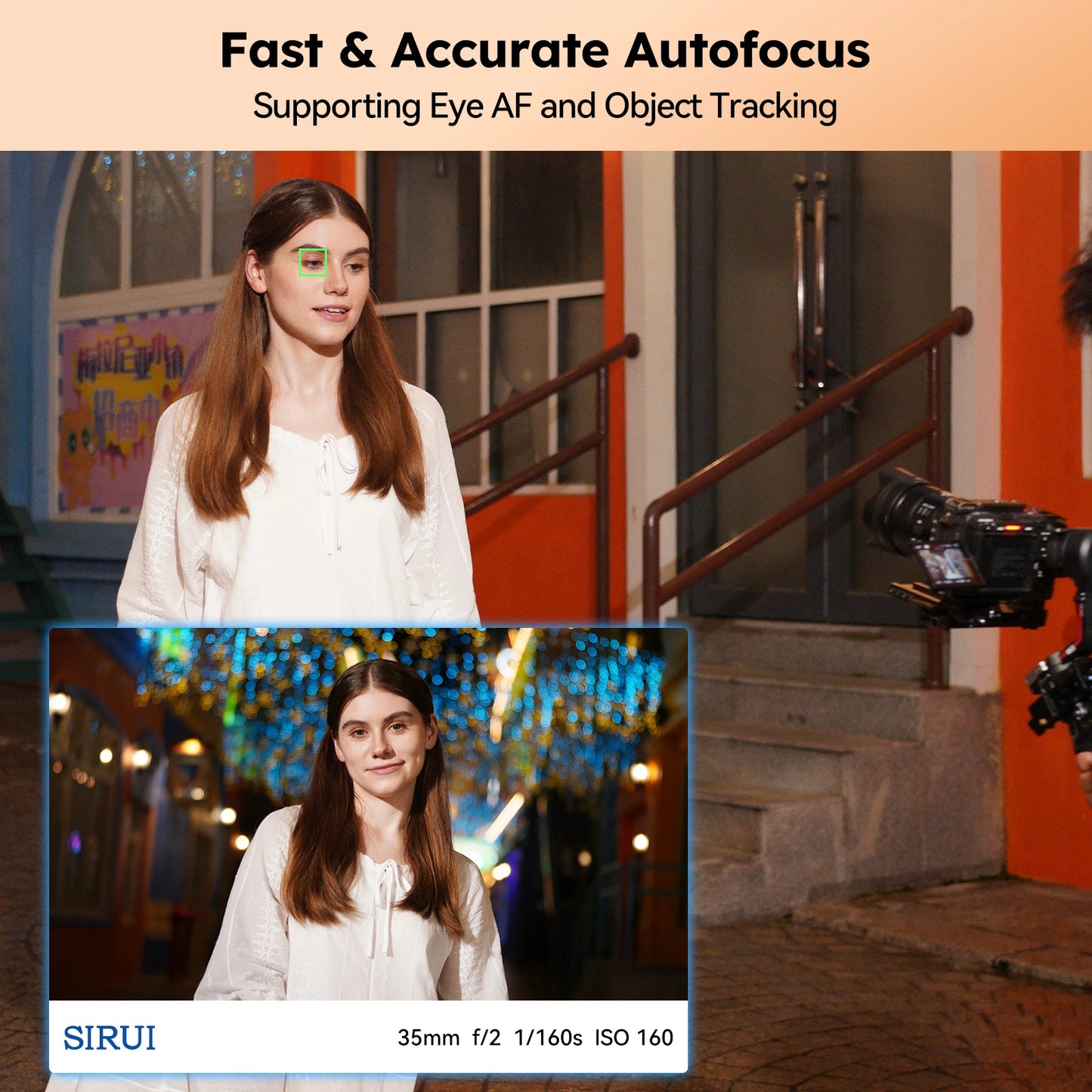 SIRUI Aurora 85mm F1.4 AF Lens For Sony E Fullframe