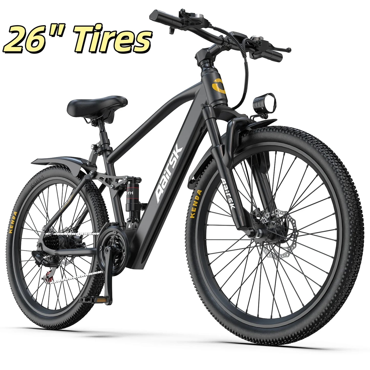 EOEOTWO Electric Mountain Bike 750W Peak With 36V Battery