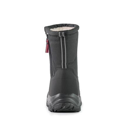 Manlegu Men Waterproof Winter Snow Boots For Hiking Trekking