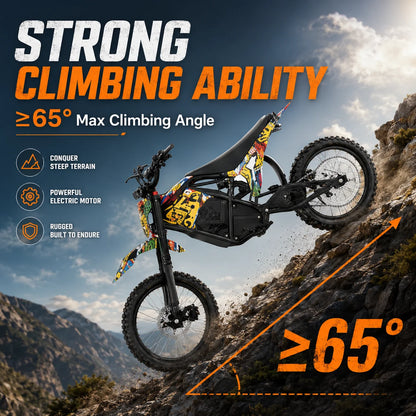 Off Road Electric Bike For Adults 48V Lithium Battery Hydraulic Disc Brake
