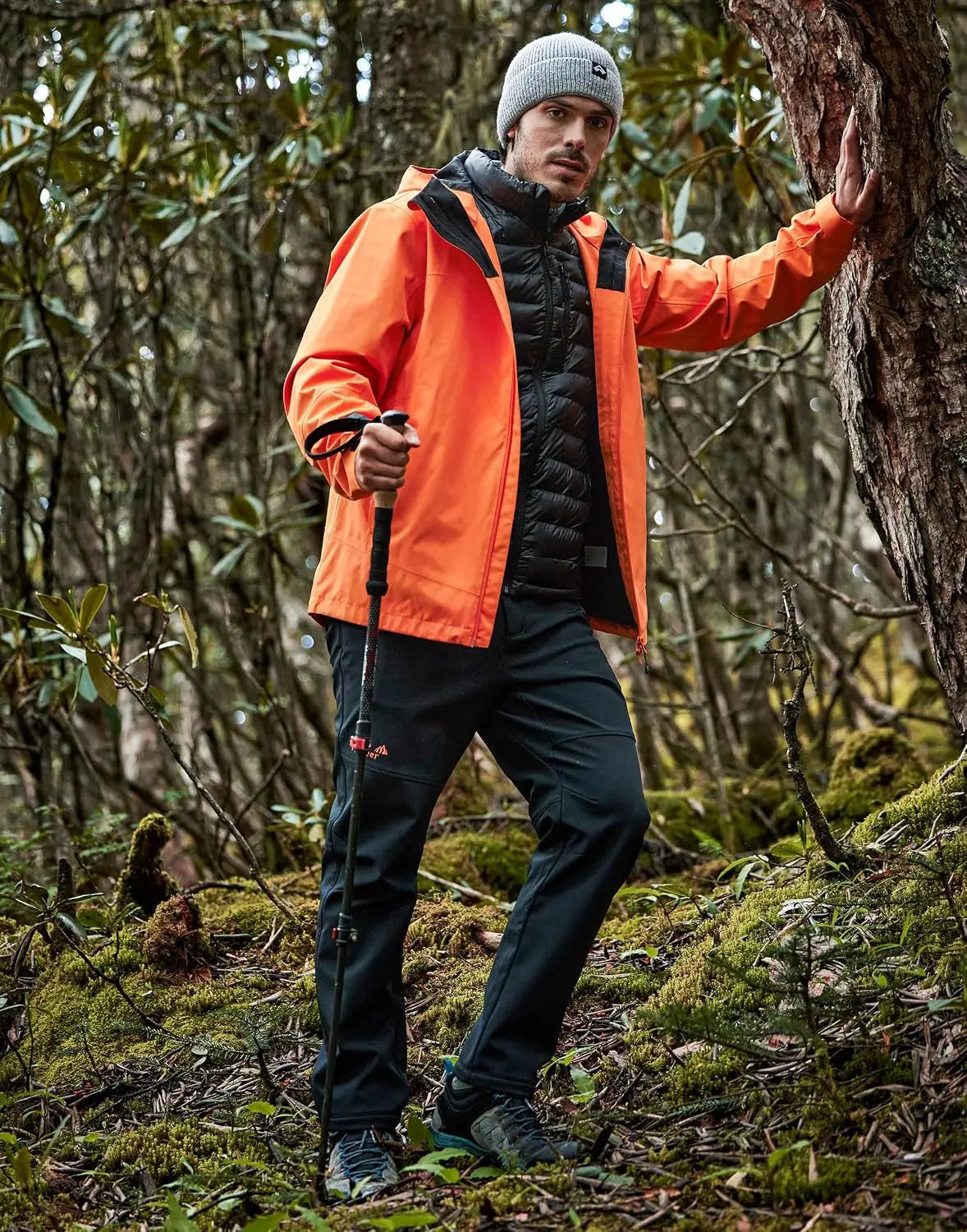 Pioneer Camp Mens Fleece Lined Insulated Waterproof Hiking Pants