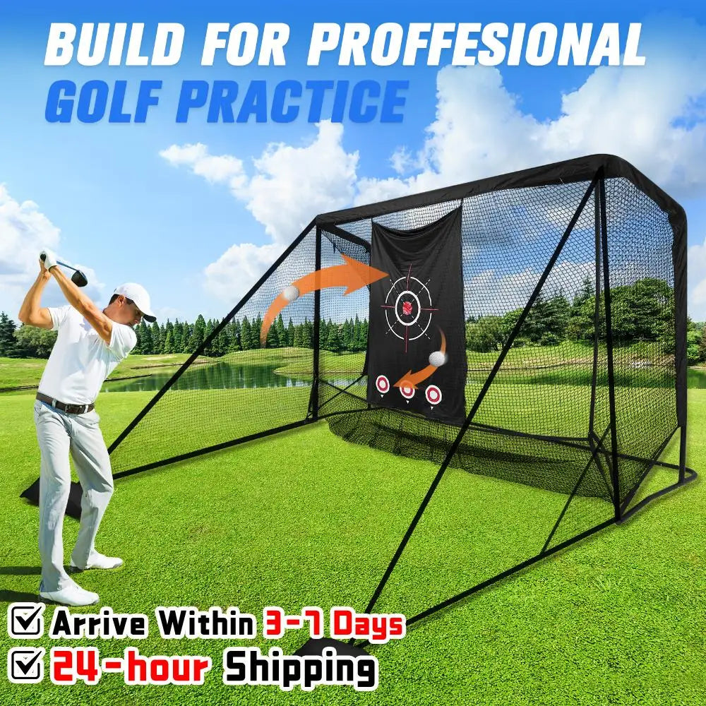 ATUOTIN Golf Cage Net Heavy Duty Hitting Practice Net