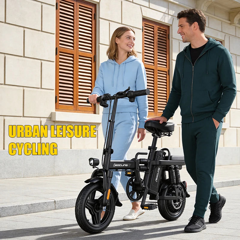 Lightweight Foldable Electric Bicycle With Brushless Motor And Fast Charging