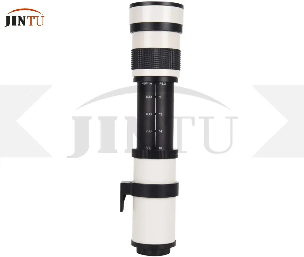 JINTU 420-800mm F/8.3 MF Telephoto Zoom Lens Kit for NIKON D90 D80 D7500 D7200 D7100 D5600 D5500 D5400 D5300 D5200 D5100 D3200