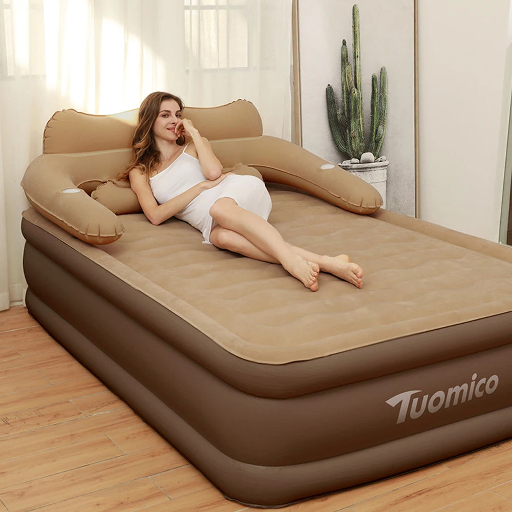 Inflatable Camping Mattress For Indoor And Outdoor Use