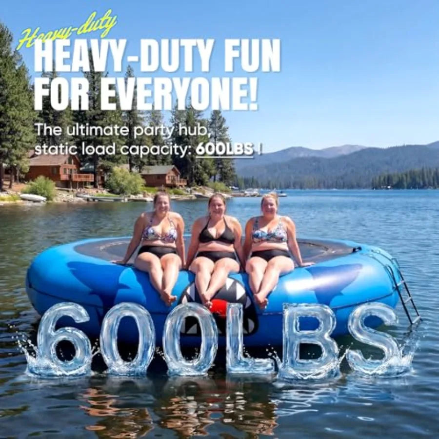 Inflatable Water Trampoline For Lakes And Pools Heavy Duty PVC