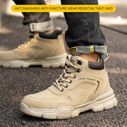 Lightweight Anti Puncture Work Safety Boots For Men And Women