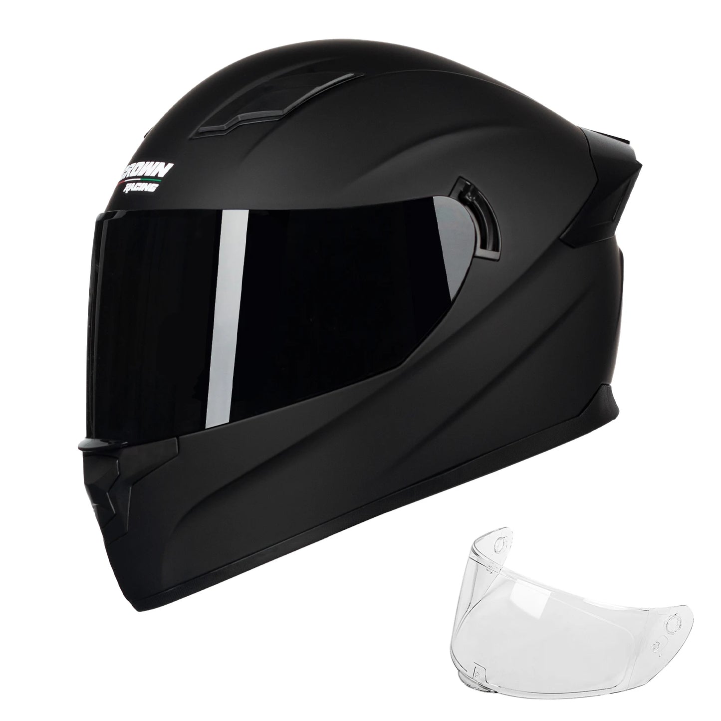 Crown Racing F700 Full Face Motorcycle Helmet DOT FMVSS 218
