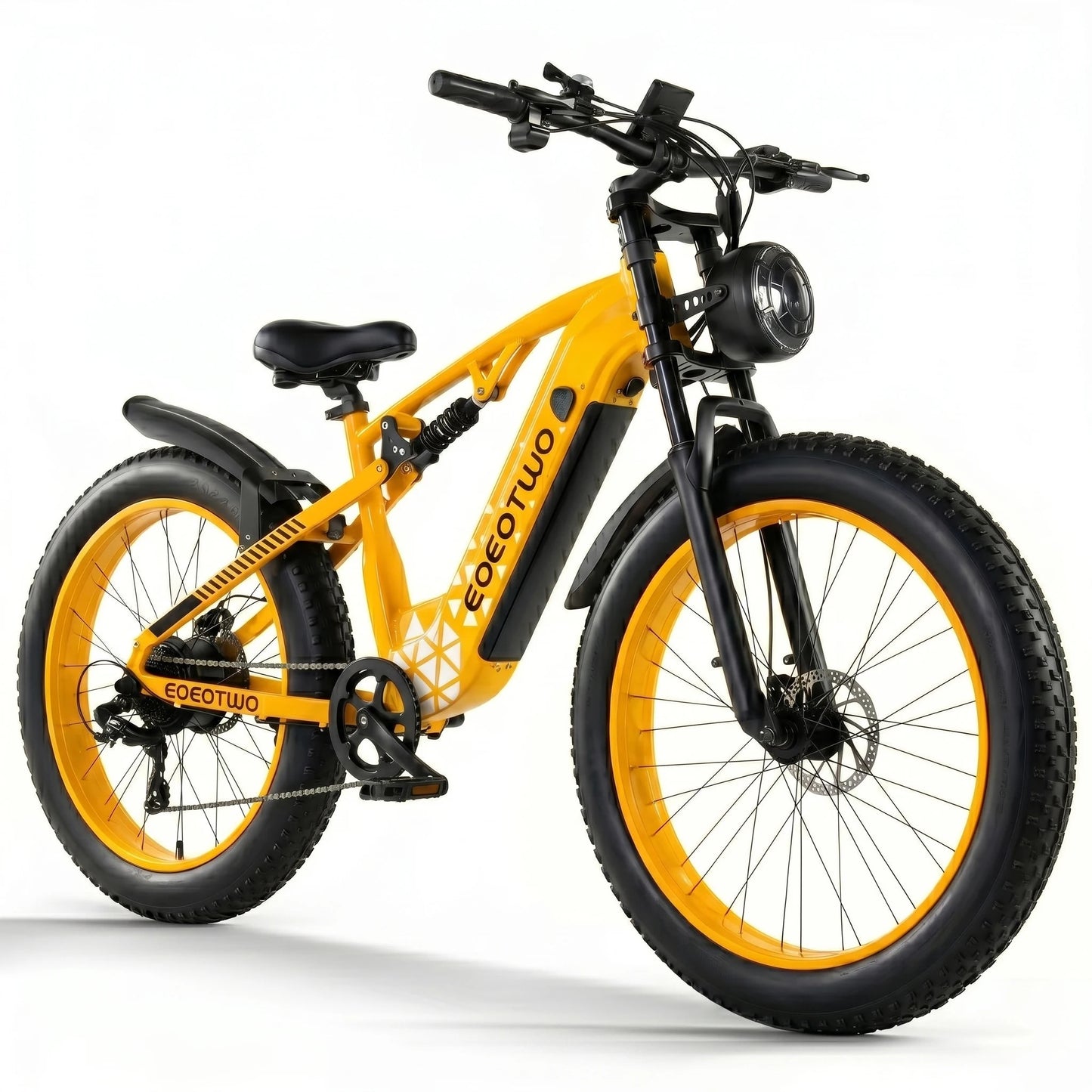 Electric Bike, 1500W Peak Ebikes for Adults, 26'' Fat Tire Best Ebike for Men Women, 60 Miles with 840Wh Battery, 34 MPH Max Speed Bicycles, 330LB Capacity