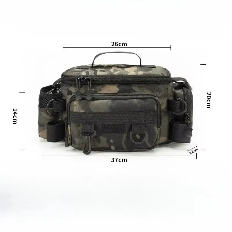 Multifunctional Fishing Backpack With Rod Storage For Outdoor Gear