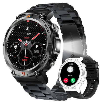 EIGIIS KE3 Smartwatch For Men Bluetooth Call Heart Rate Monitor