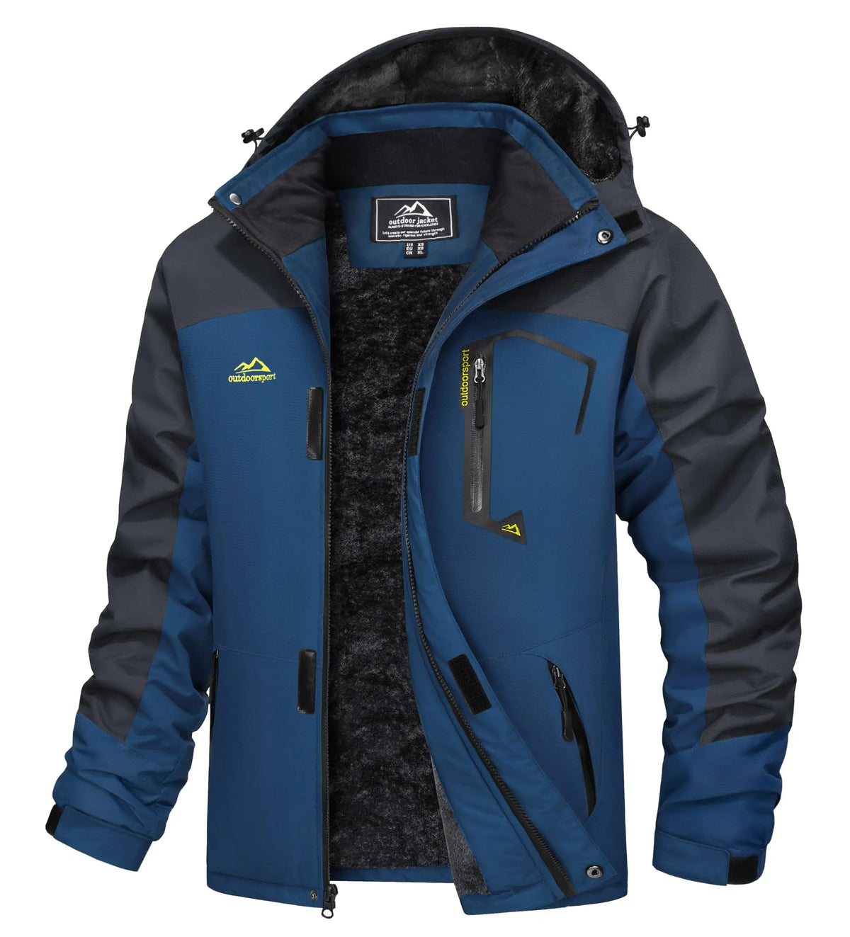 Cavva Men Water Resistant Fleece Lined Winter Ski Jacket