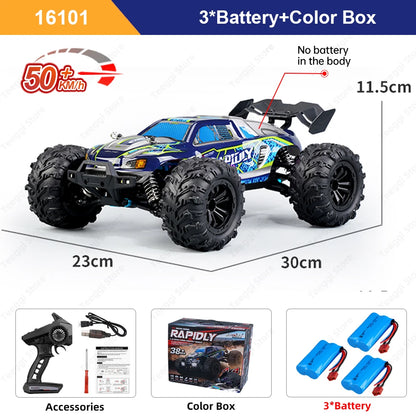 Teeggi 1:16 4WD RC Off-Road Cars & Monster Trucks with LED Lights