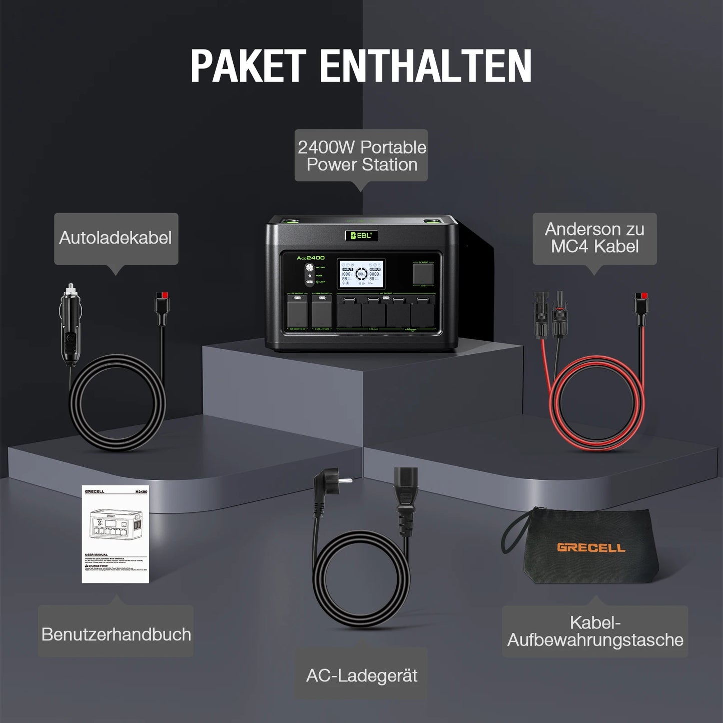 1843Wh Portable Power Station Generator Pure Sine Wave Emergency Backup Battery