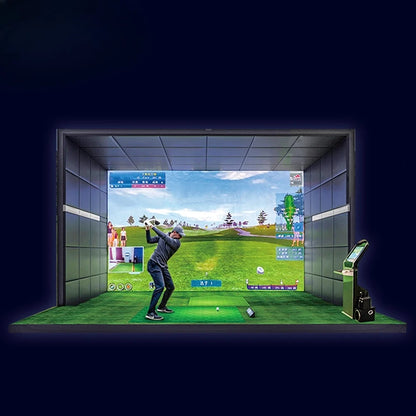 Golf Simulator With 3D Swing Analyzer And Launch Monitor System