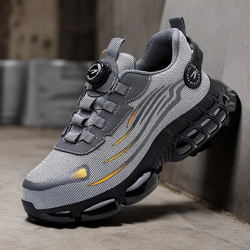 Men's Steel Toe Puncture Resistant Safety Shoes With Air Cushion