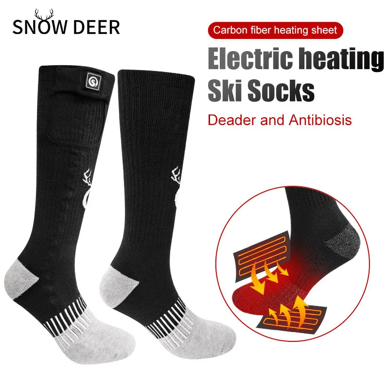 SnOw Deer Rechargeable Electric Heated Socks With Three Heat Settings