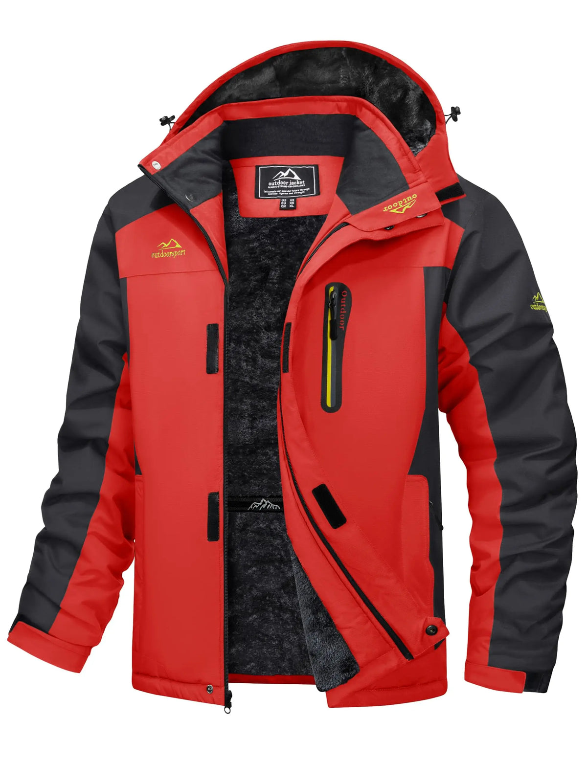 Cavva Men's Waterproof Fleece Lined Winter Parka Jacket