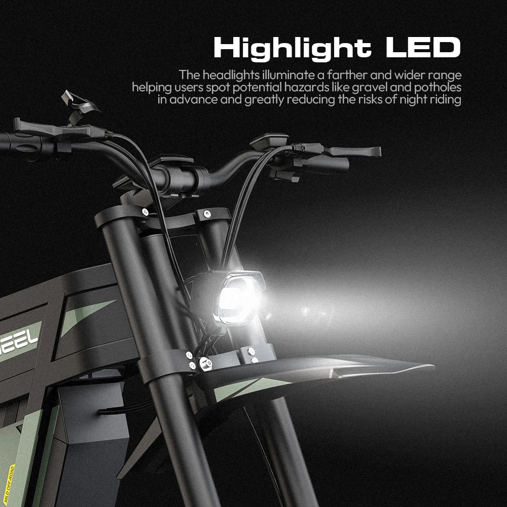 Coswheel R6000 Electric Bike With 60V 30Ah Battery