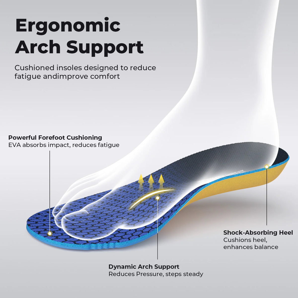 FitVille Men's Waterproof Spikeless Golf Shoes Arch Support Comfort