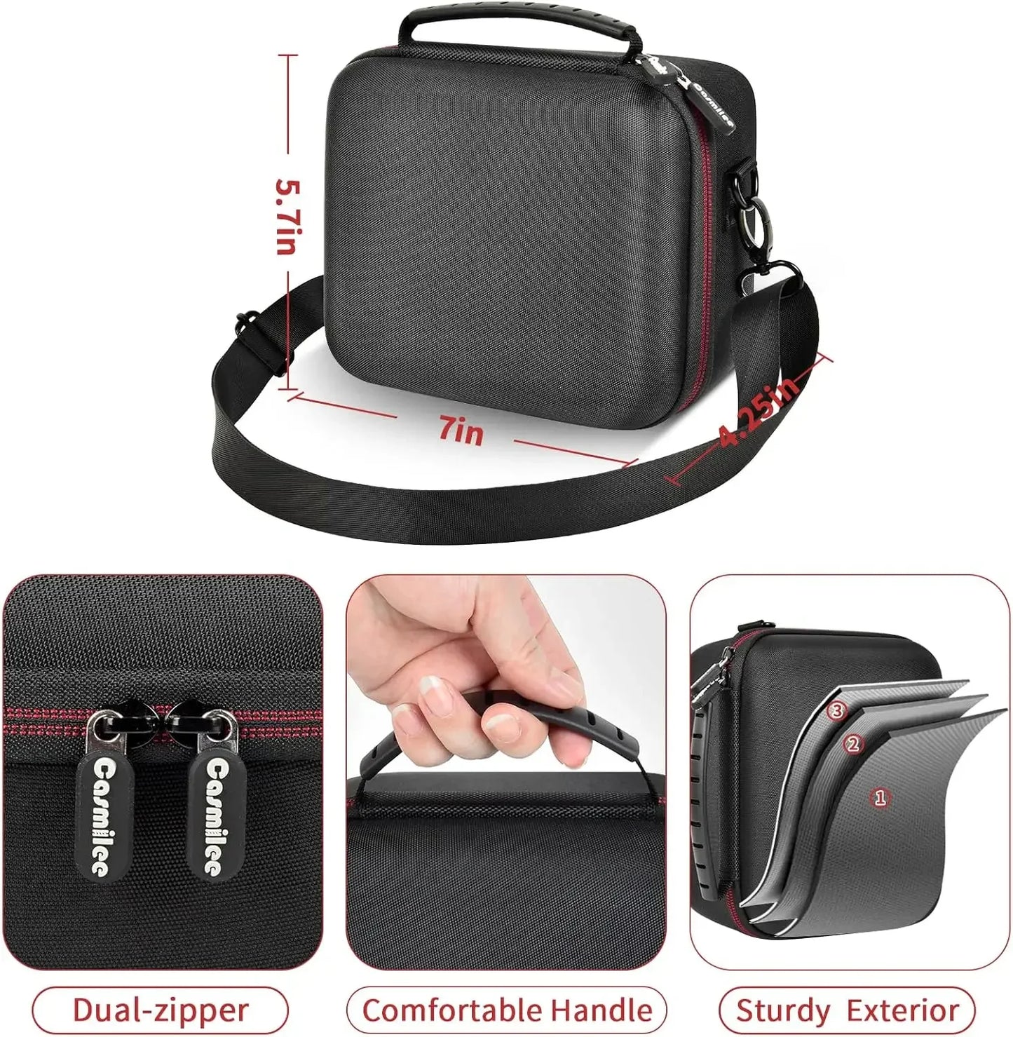 Camera Case for Sony Alpha Alpha a6400/ a6700/ a6100/ a6000/ a6600/ a6500 Mirrorless Digital Camera, Hard Travel Bag with
