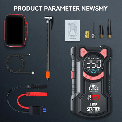 PAIVIROKU 5 In 1 Jump Starter With Digital Tire Inflator