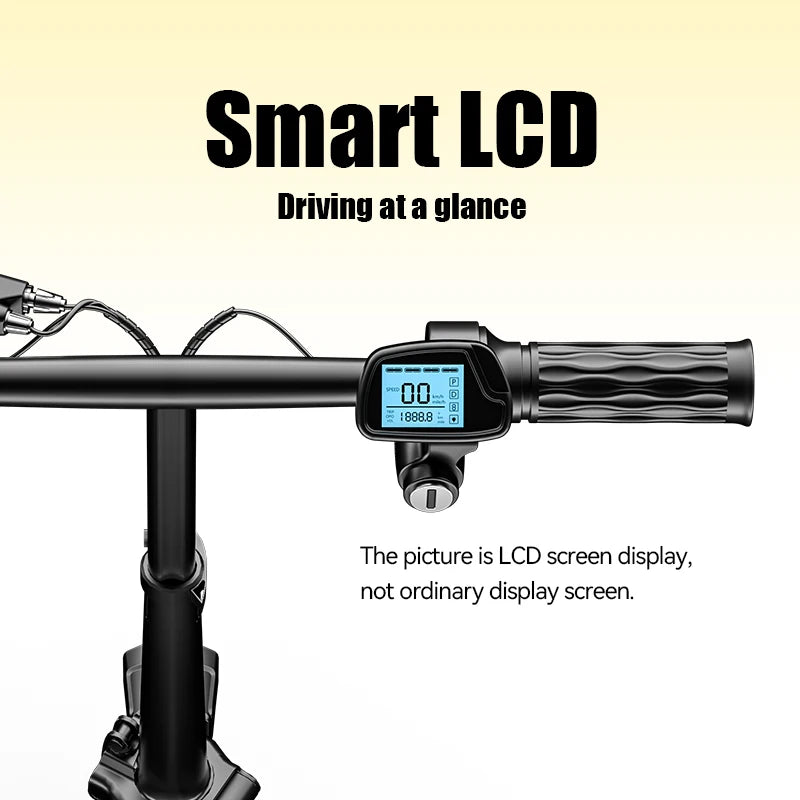 Lightweight Foldable Electric Bicycle With Brushless Motor And Fast Charging