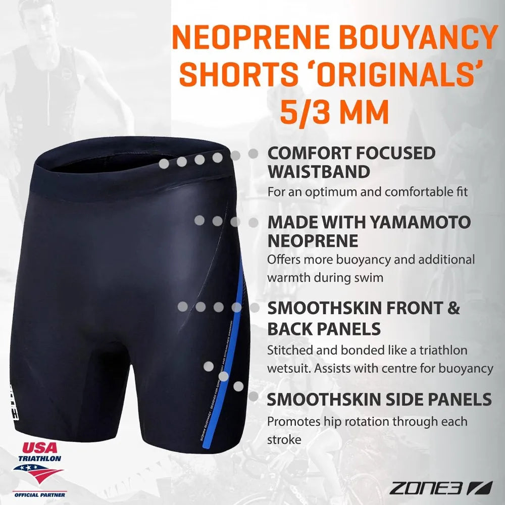 5/3mm Neoprene Buoyancy Shorts For Swimming Surfing Diving