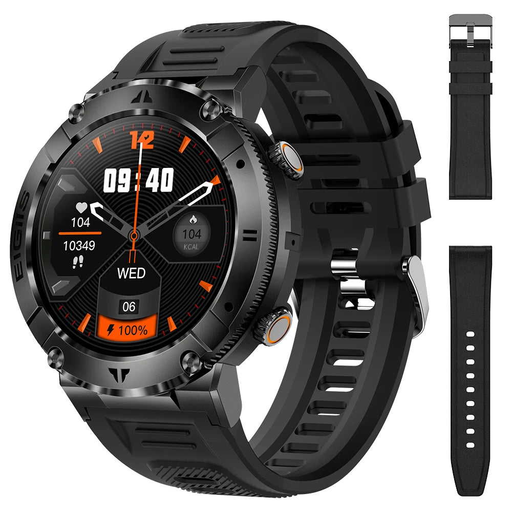 LaNikar Smart Watch Men TFT Display Bluetooth Call Blood Pressure Health