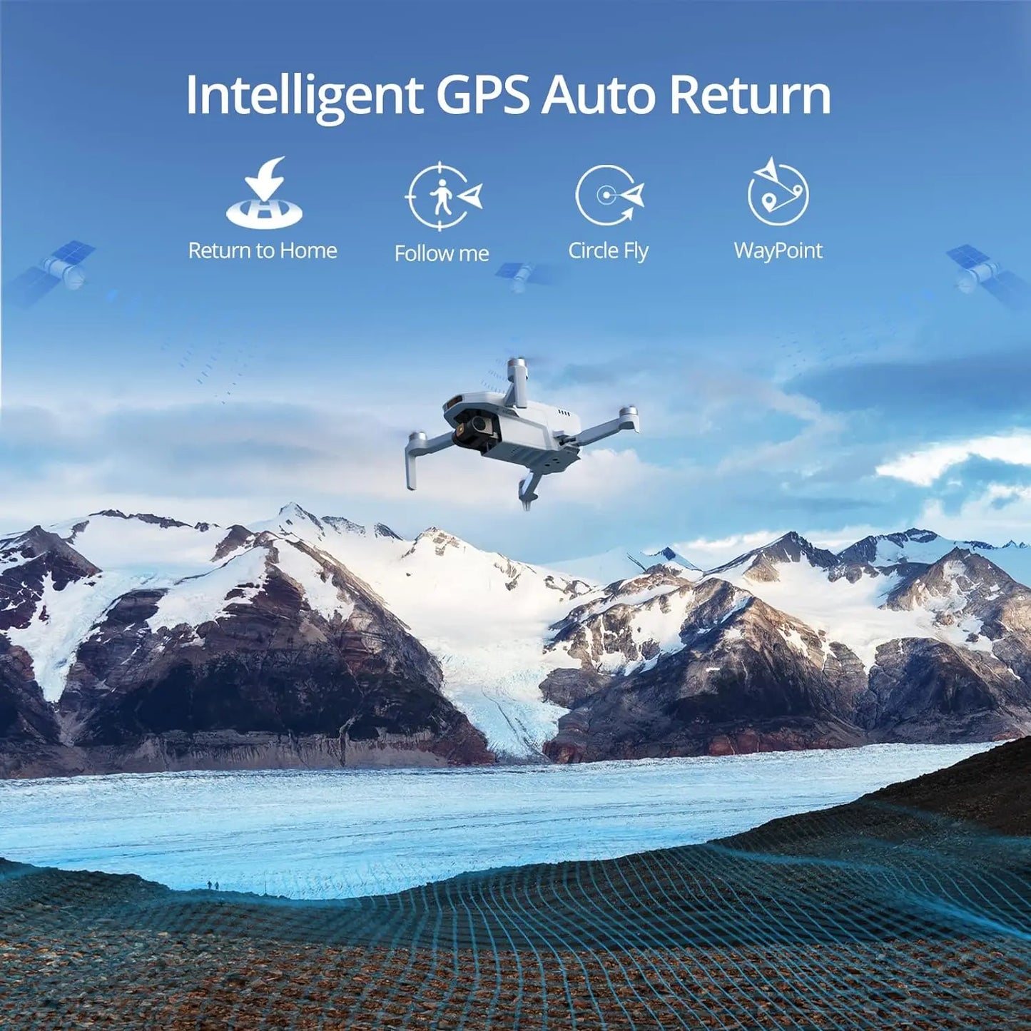 Potensic Professional Drone GPS Auto Return 4K EIS Gimbal