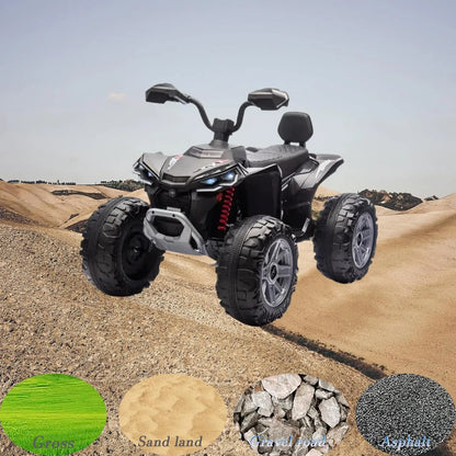 24V Kids Electric ATV Four Wheeler With Dual 550W Motors