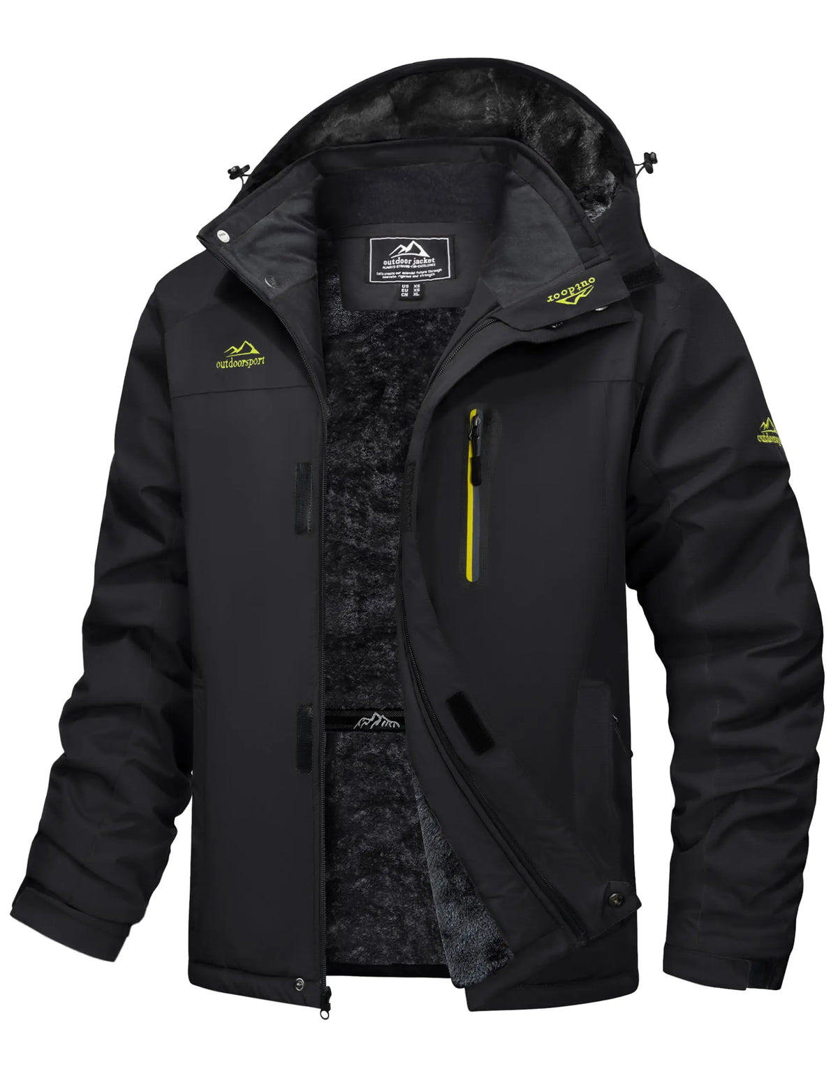 Cavva Men's Waterproof Fleece Lined Winter Parka Jacket
