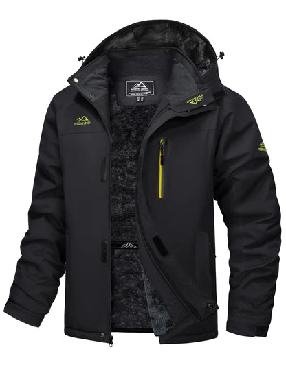 Cavva Men's Waterproof Fleece Lined Winter Parka Jacket