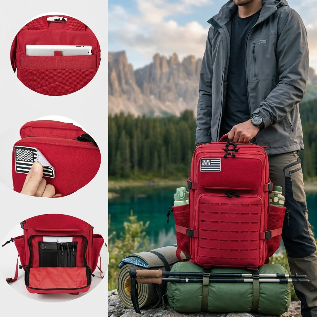 ReFire Gear Molle Tactical Backpack For Camping And Travel