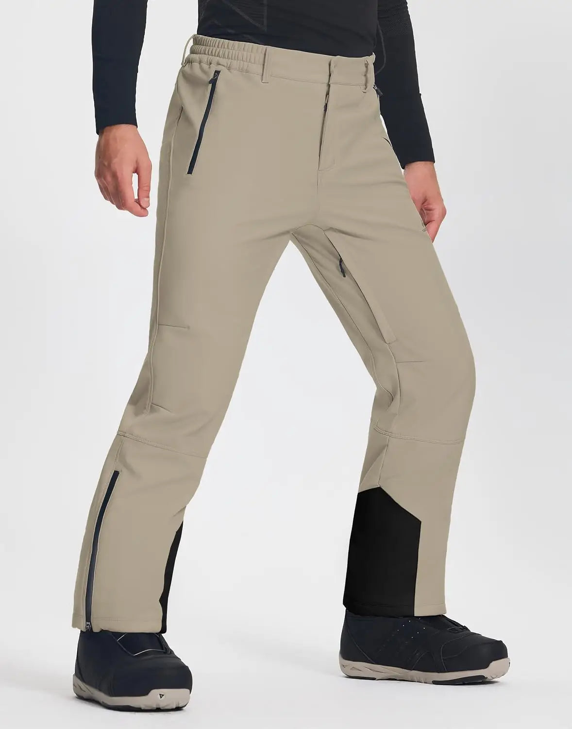 Pioneer Camp Men Waterproof Insulated Fleece Lined Ski Pants