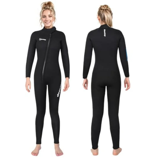 5mm Neoprene Wetsuit Front Zip For Men Scuba Diving
