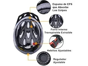 Road Bike Helmet with Detachable Visor Cycling Helmet Adult Men Women MTB Bicycle Helmet CE Certified Safety