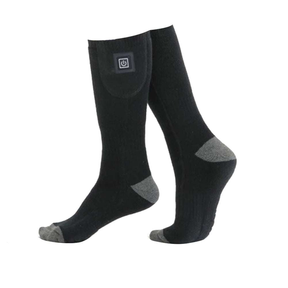 Electric Heated Socks Fast Heating Electric Heating Socks Battery Powered Warm Winter Socks Anti Slip for Outdoor Skiing Hiking