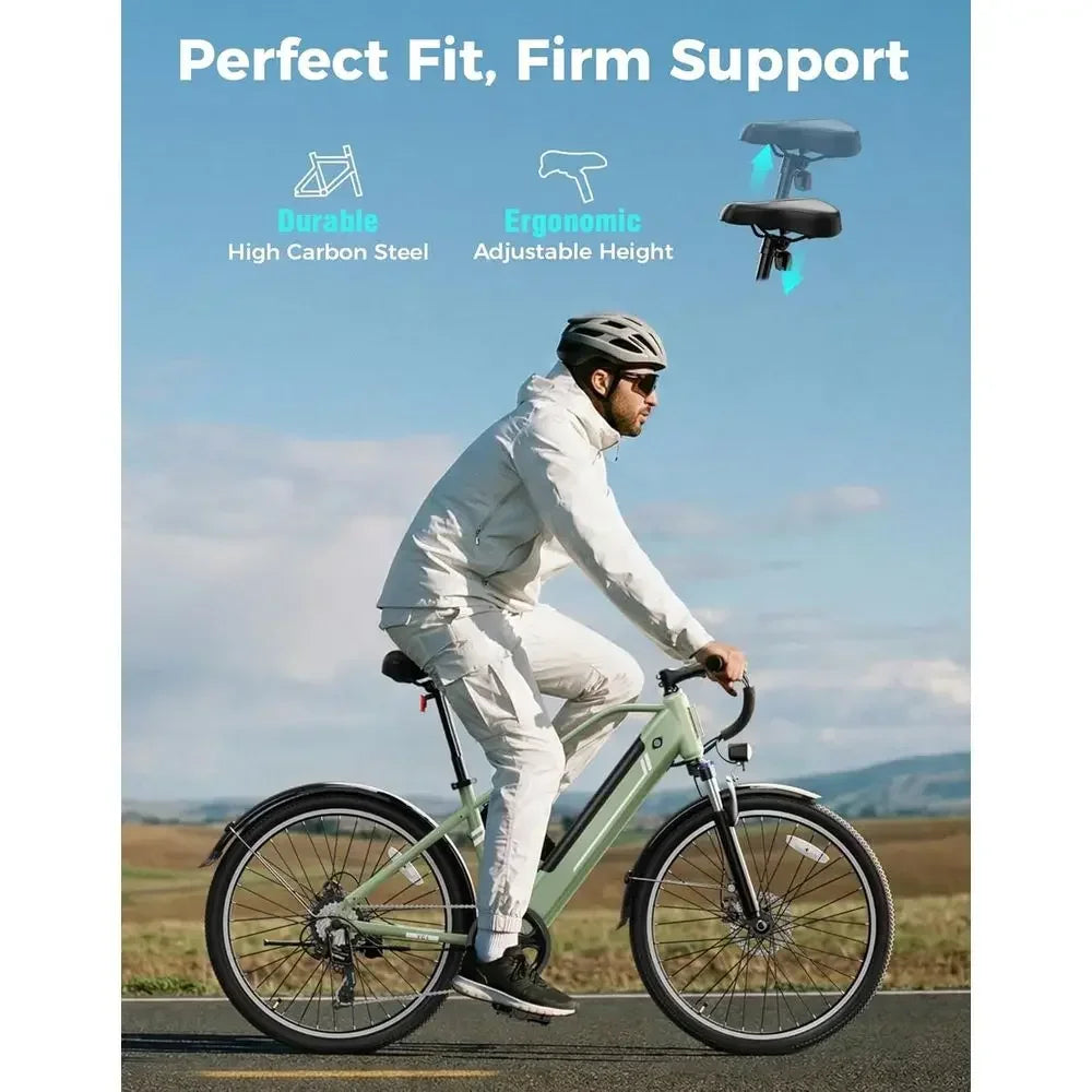 Electric Bike 1200W Motor, 28 MPH, 50 Mile Range, 7-Speed