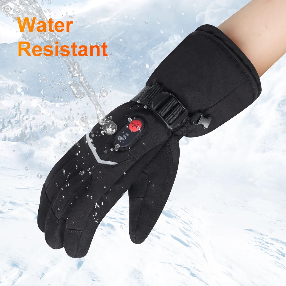 Savior Heated Rechargeable Electric Waterproof Winter Gloves