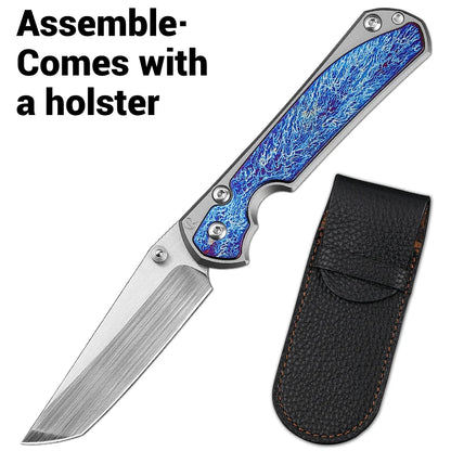 Alvely M390 Steel Folding Pocket Knife For EDC And Camping