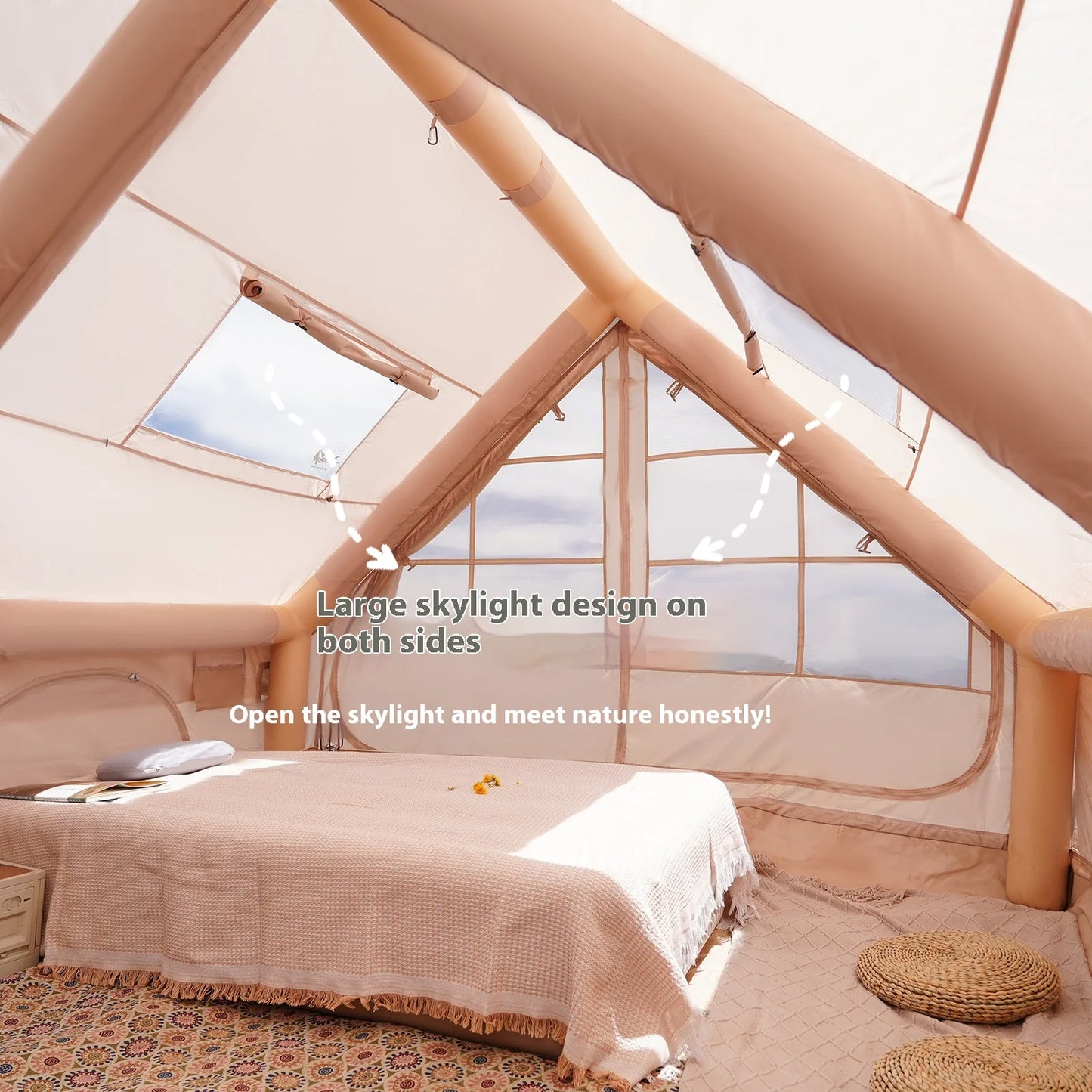 Pakicetus Inflatable Camping Tents For Adults And Family