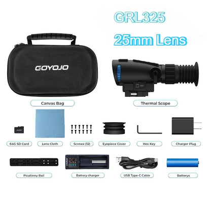 GOYOJO GRL335 Thermal Imaging Rifle Scope With WiFi Video Recording