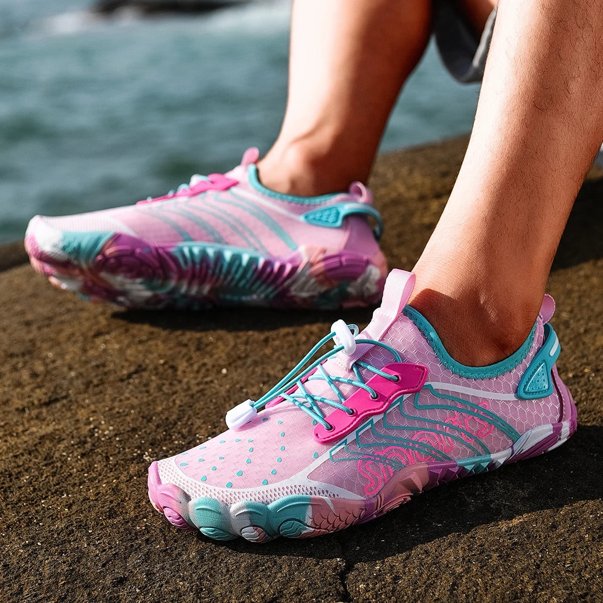 Quick Dry Barefoot Water Shoes for Swimming Hiking and Beach
