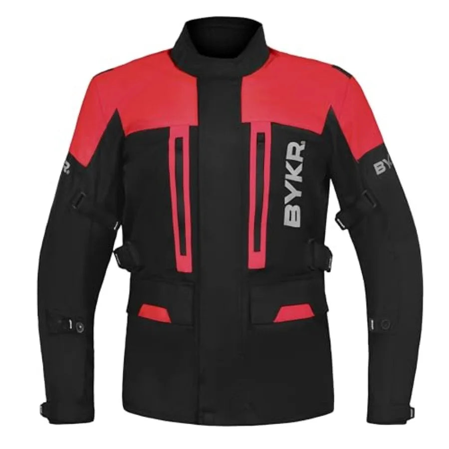 BYKR Adventure Touring Motorcycle Jacket For Men and Women Enduro Biker Textile Riding Gear CE Armo