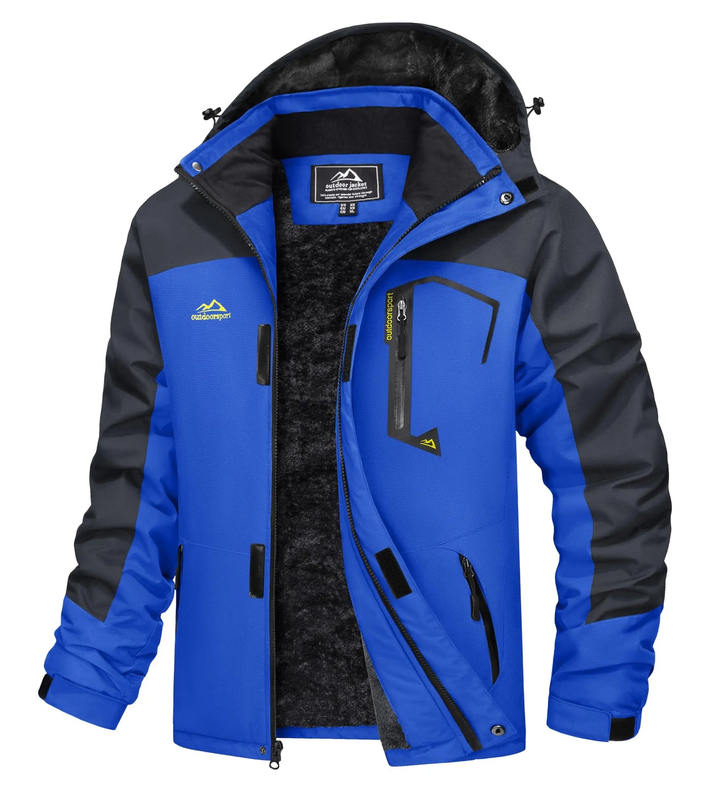 Cavva Men Water Resistant Fleece Lined Winter Ski Jacket