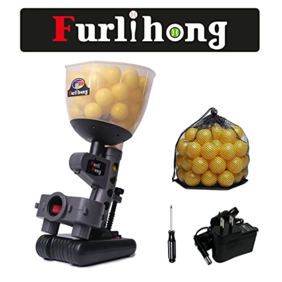692BH Baseball Pitching Machine With Ping Pong Training Balls And Battery