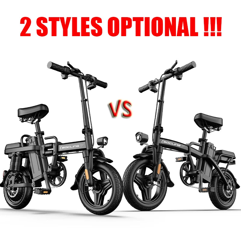 Lightweight Foldable Electric Bicycle With Brushless Motor And Fast Charging